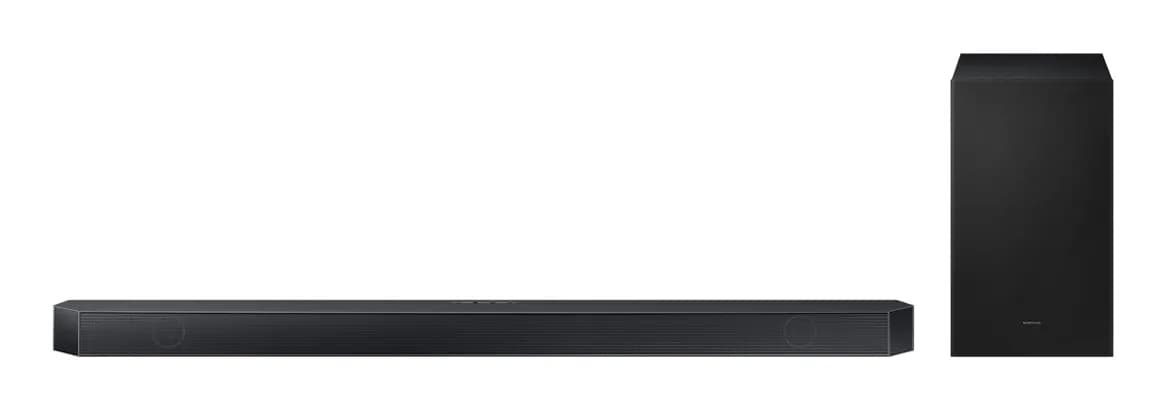 Samsung Q-Series HW-Q600H/EN, 3.1.2 Dolby Atmos soundbar -äänijärjestelmä, langattomalla subwooferilla, Titan Black