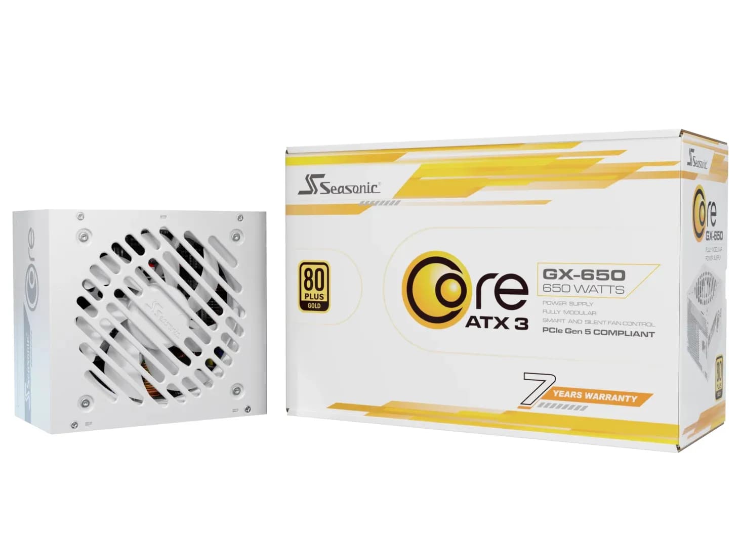 Seasonic Core GX 650 650W -virtalähde, 80 Plus Gold