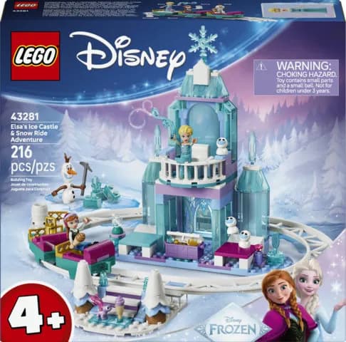LEGO Disney Elsan jäälinna ja lumirekiseikkailu 43281