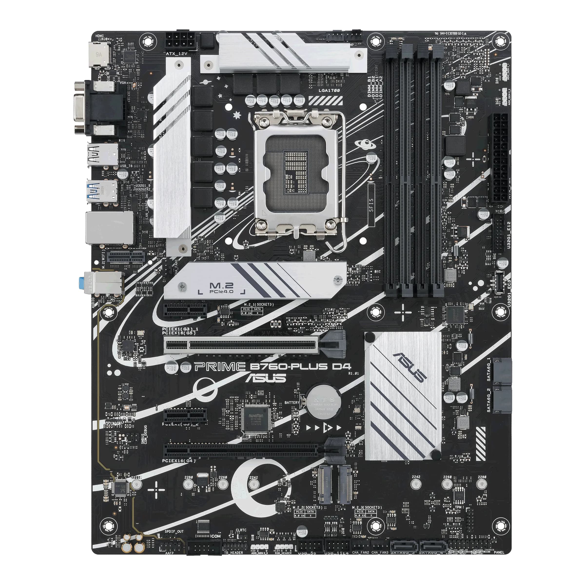 Asus PRIME B760-PLUS D4 ATX-emolevy