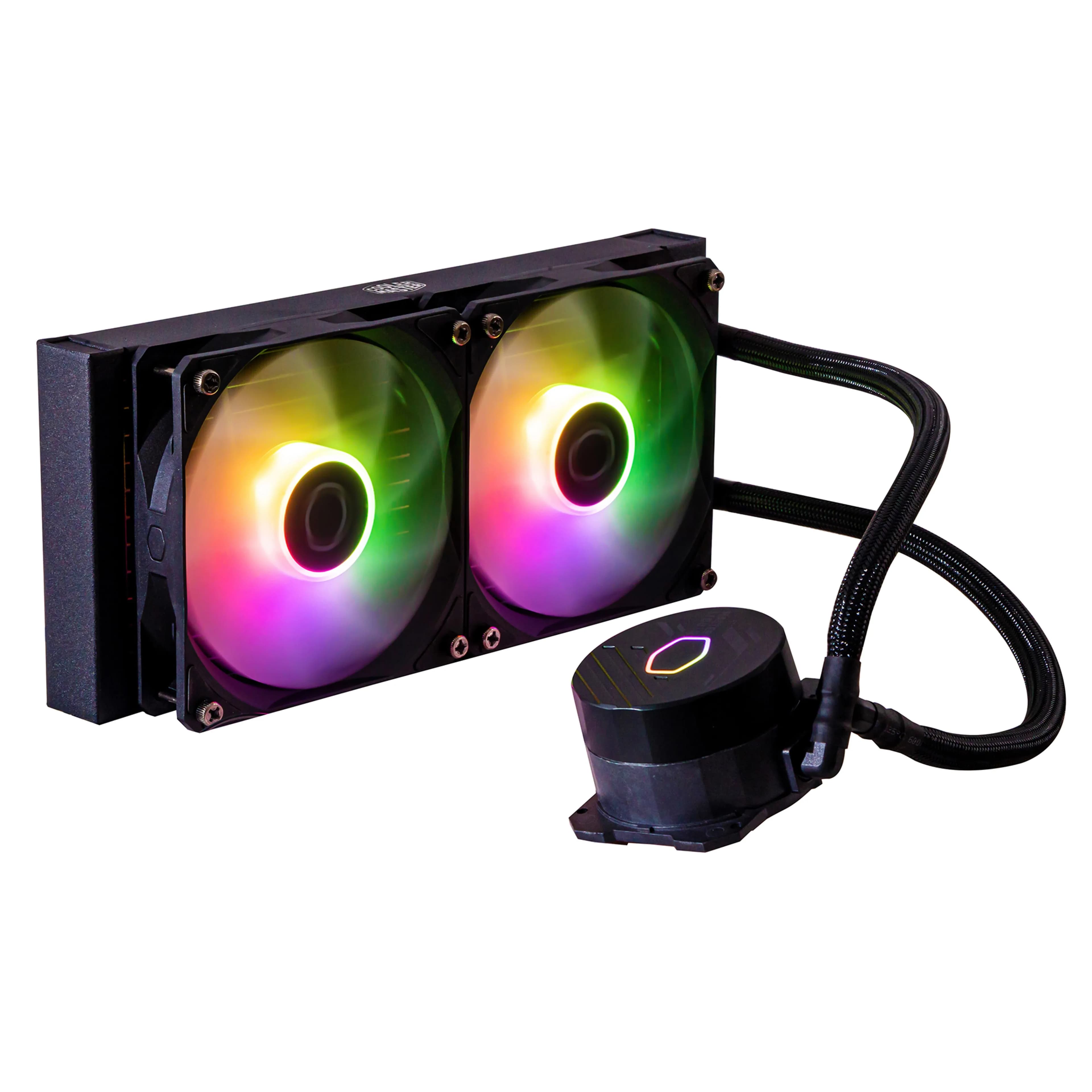 Cooler Master MasterLiquid L Core 240L 240mm ARGB -nestejäähdytin, musta