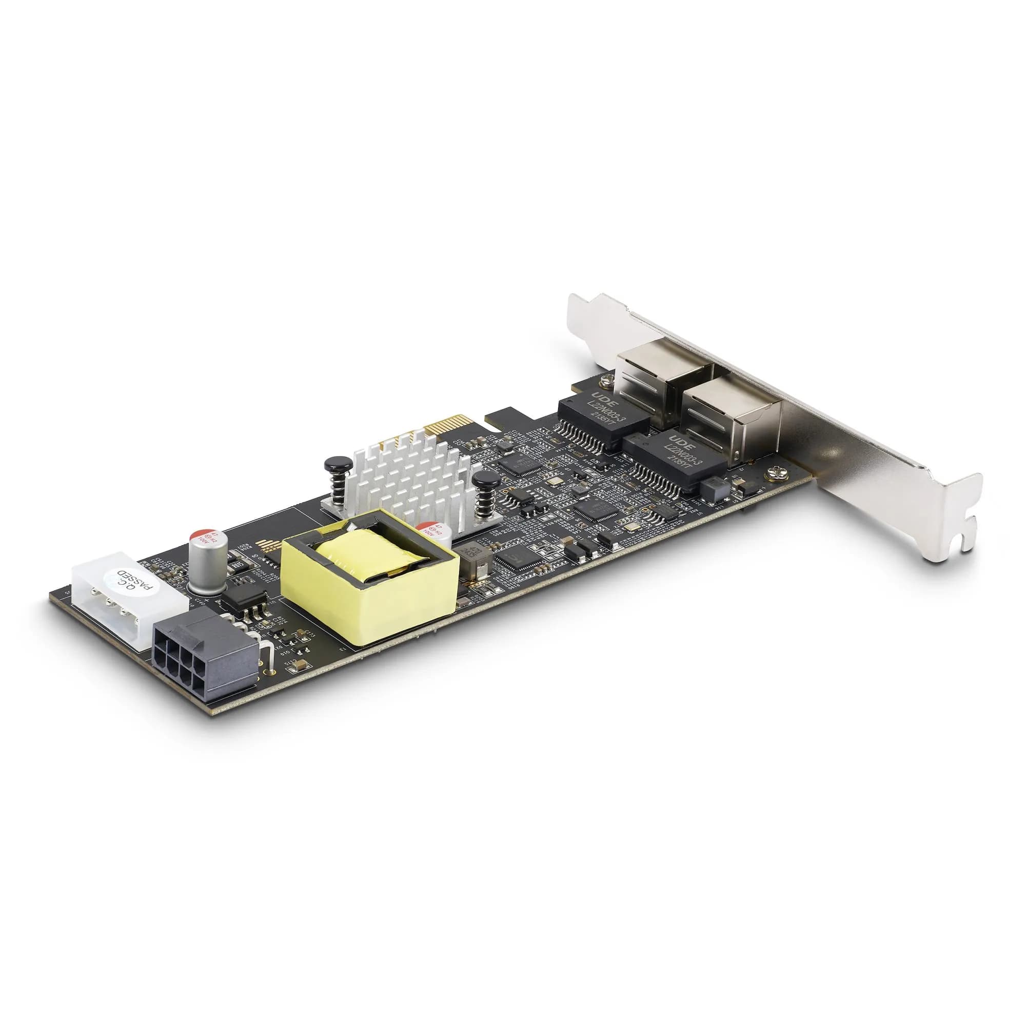 STARTECH.COM 2-Port 2.5Gbps NBASE-T PoE Network Card Dual Intel I225-V 802.3af/at PoE+ Multi-Gigabit NIC Windows/Linux