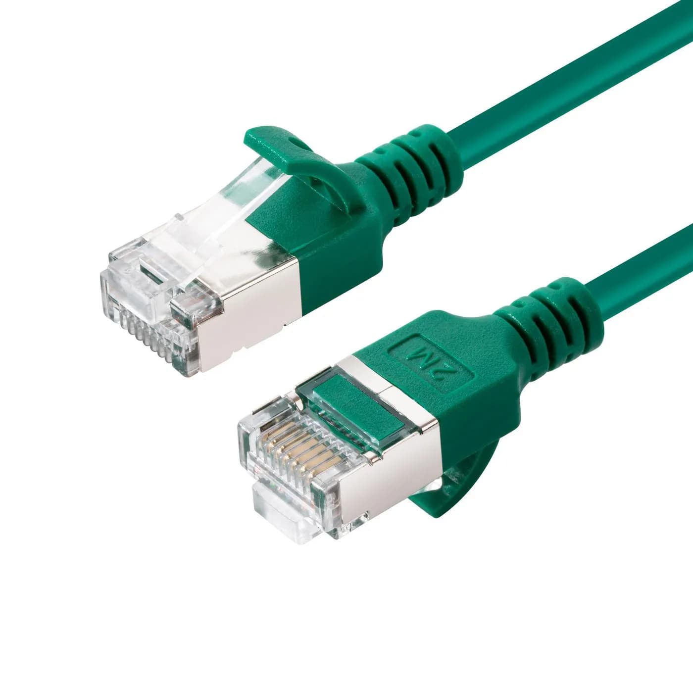 MicroConnect Cat6a U/FTP RJ45 5m -verkkokaapeli, vihreä