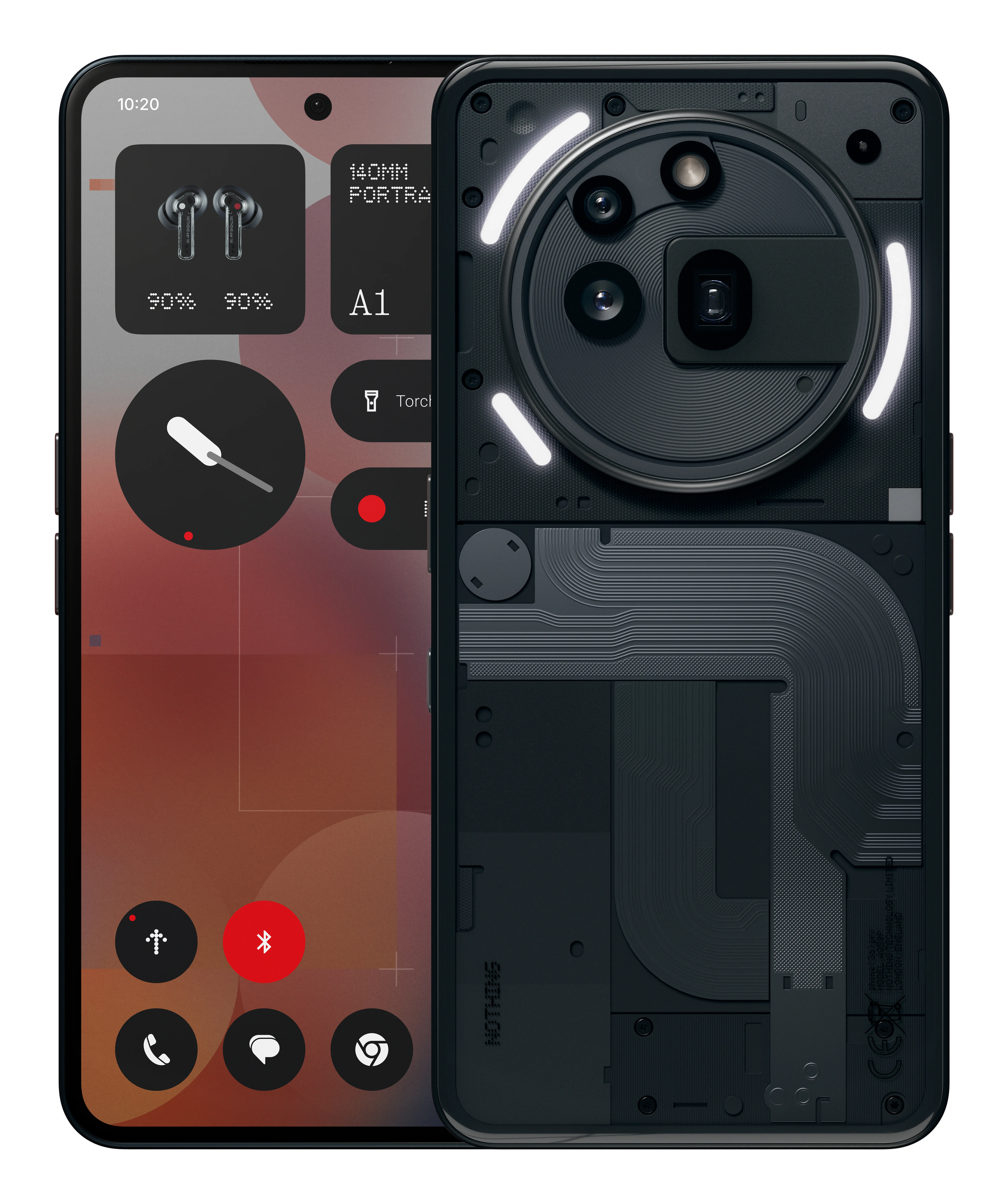 Nothing Phone (3a) Pro 12/256 Gt -puhelin, musta