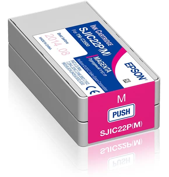 Epson SJIC22P(M) -mustekasetti, 32.5 ml, magenta