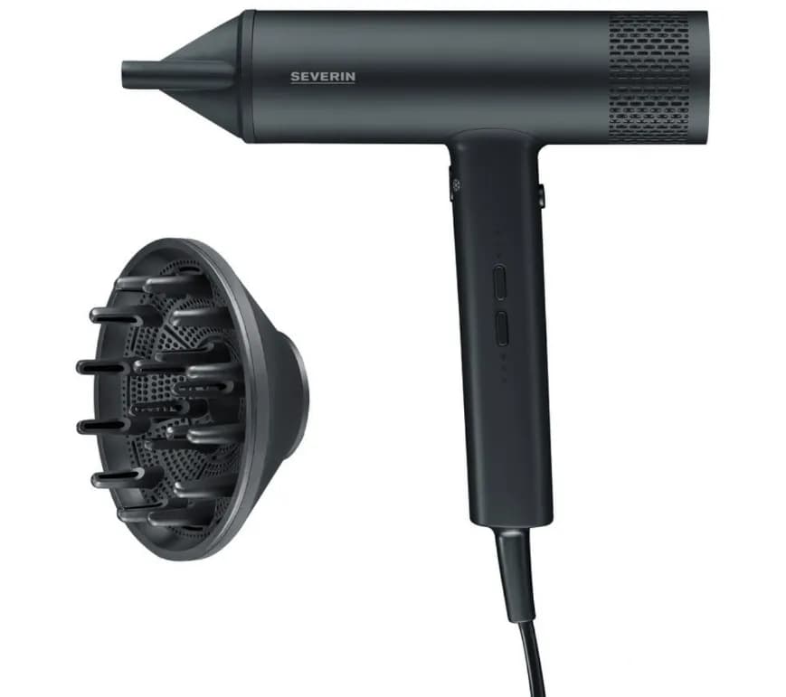 SEVERIN S-Style Speed Pro HT 0170, 2000 W -hiustenkuivaaja, musta