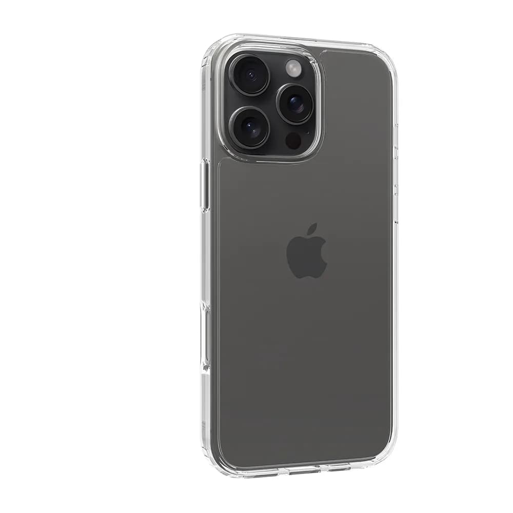Screenor Bumper, iPhone 16 Pro Max -suojakuori, Läpinäkyvä