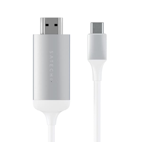 Satechi ST-CHDMIS USB-C – HDMI -kaapeli, 1,8 m, hopea
