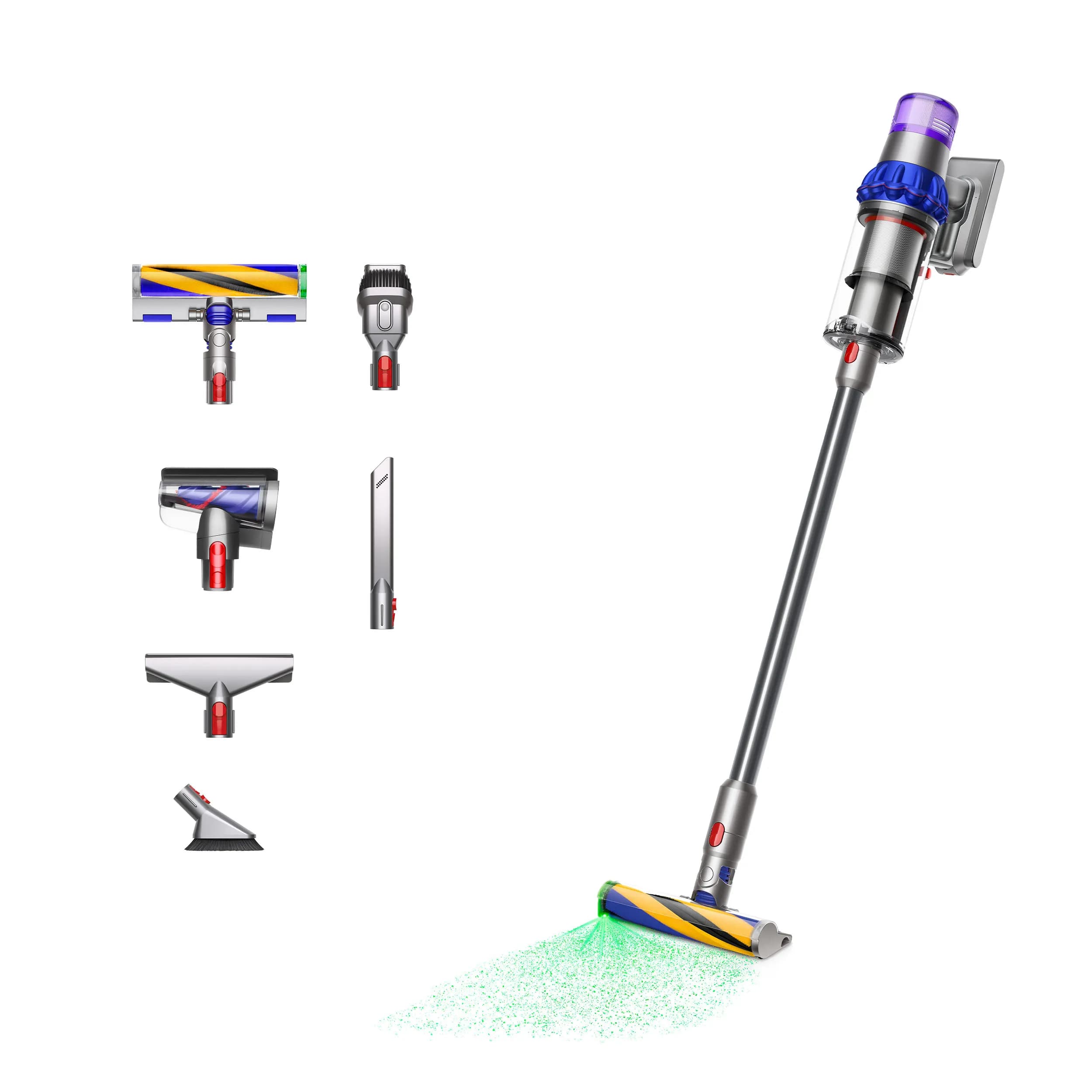Dyson V15 Detect Fluffy -varsi-imuri, sininen nikkeli