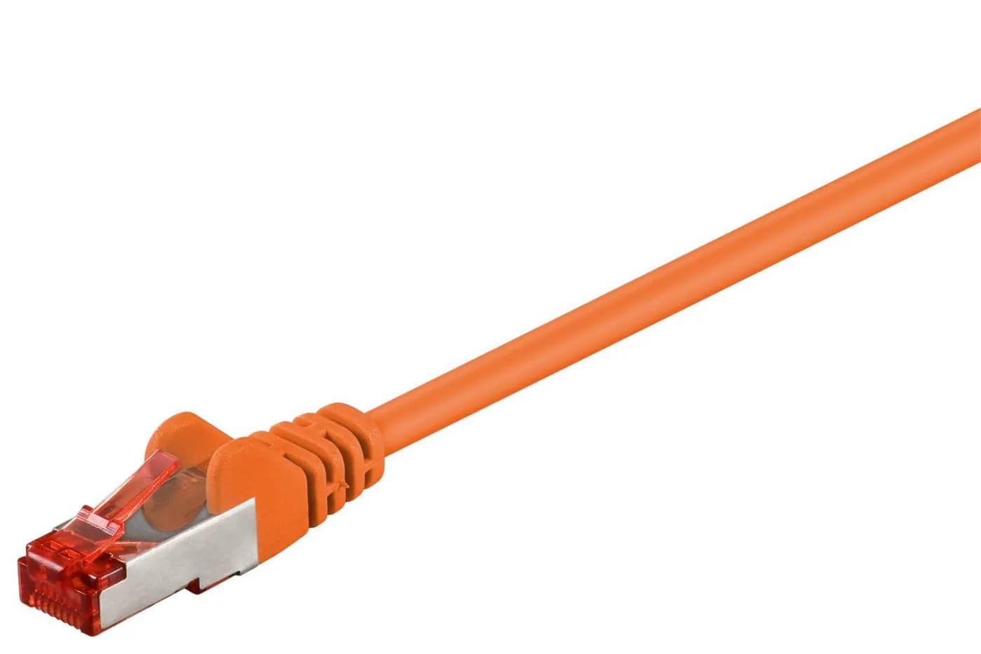 MicroConnect Cat6 F/UTP RJ45 0.25m -verkkokaapeli, oranssi