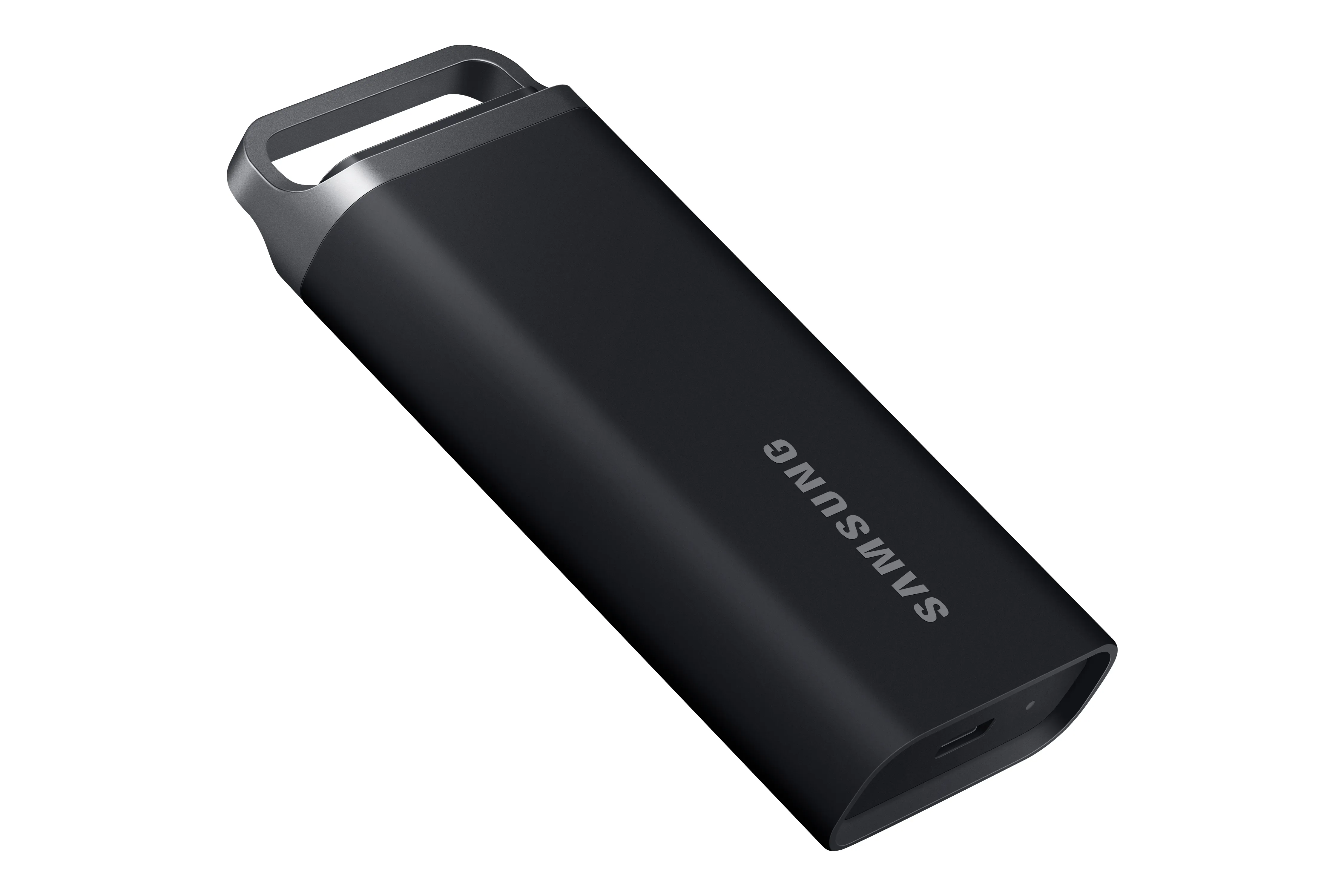 Samsung T5 EVO 2 Tt USB 3.2 Gen 1 (USB-C) -ulkoinen SSD, kannettava, laitteistosalaus, salasanasuojaus, pelikäyttöön, musta