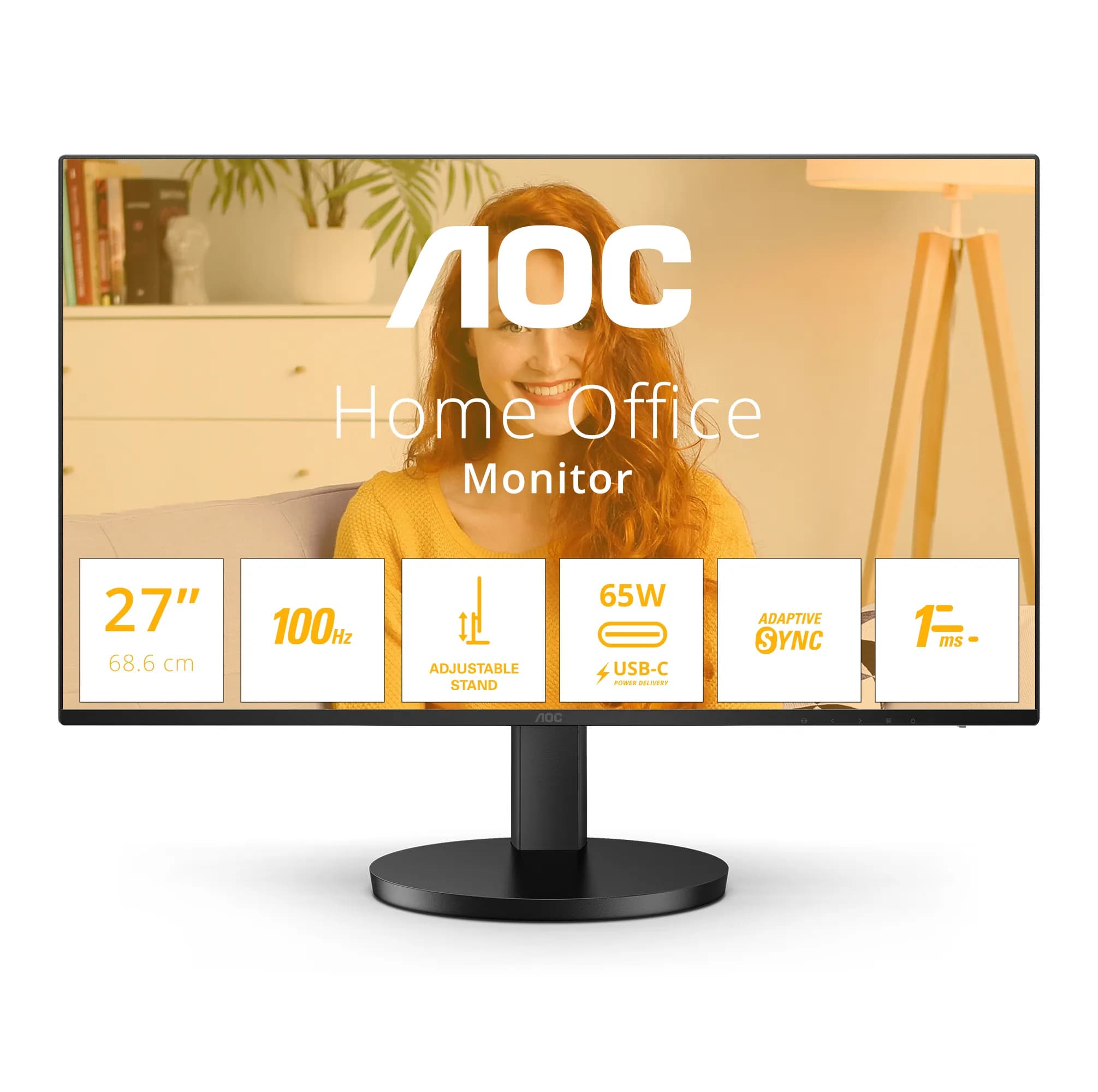 AOC Q27B3CF2 27" QHD, IPS -näyttö, USB-C hub