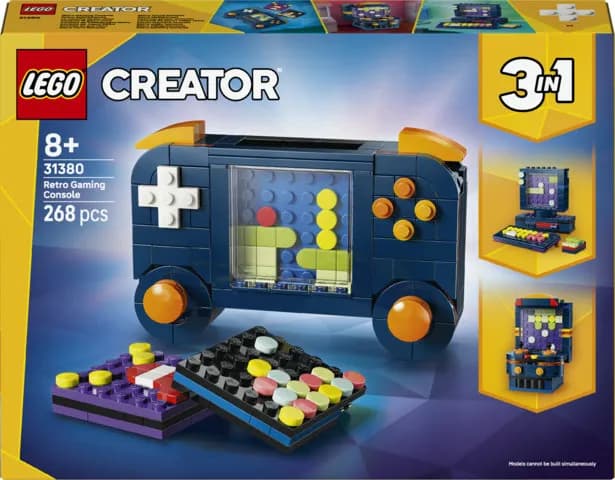 LEGO Creator 3-in-1 Retrotyylinen pelikonsoli 31380