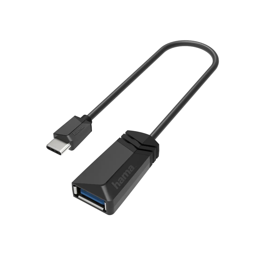 HAMA Adapter USB-OTG USB-C-USB 3.2 Gen 1 5Gbit/s Black