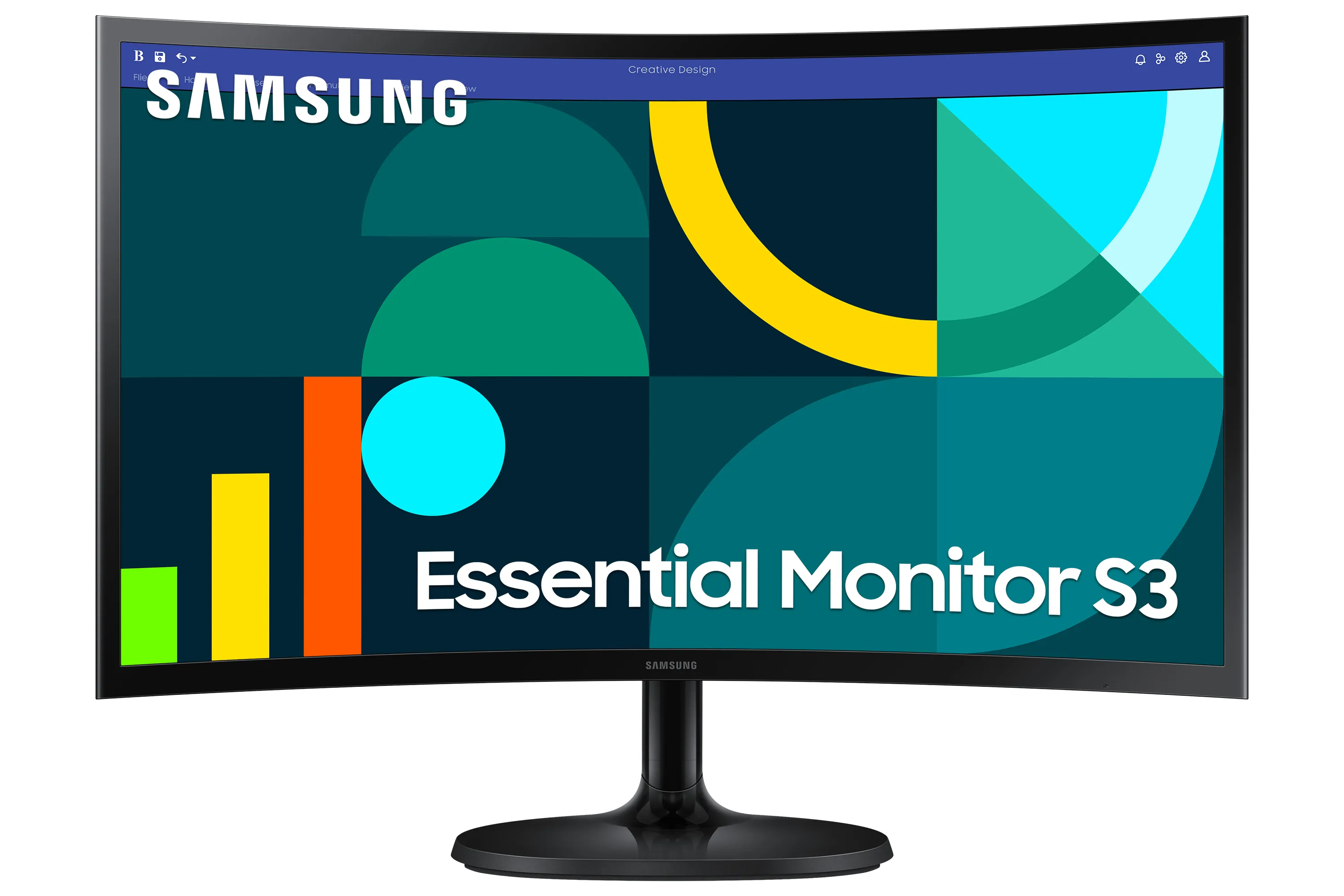 Samsung S24D360GAUXEN 24" Full HD, VA -kaareva näyttö