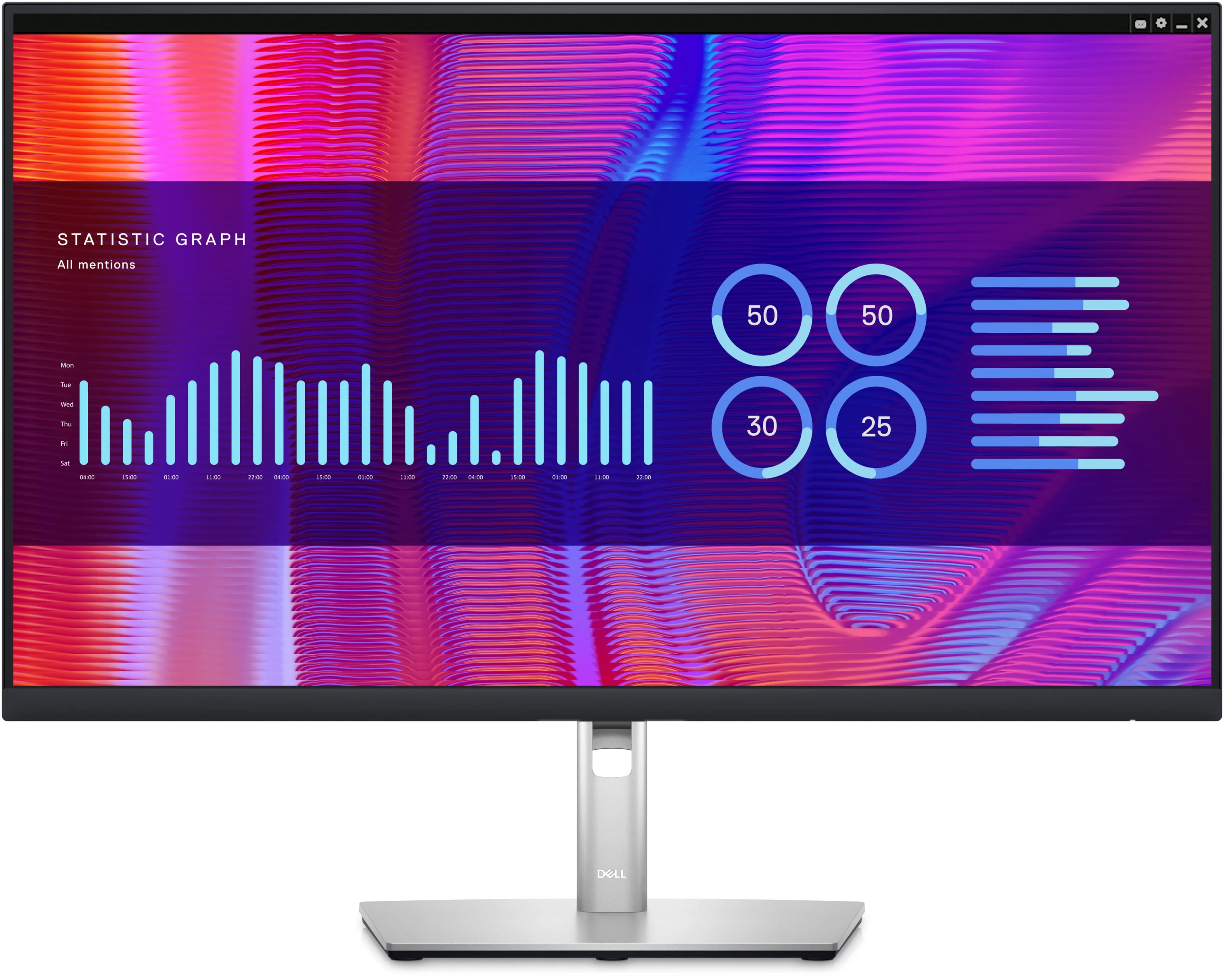 Dell P2723DE 27" QHD, IPS -näyttö, USB-C hub