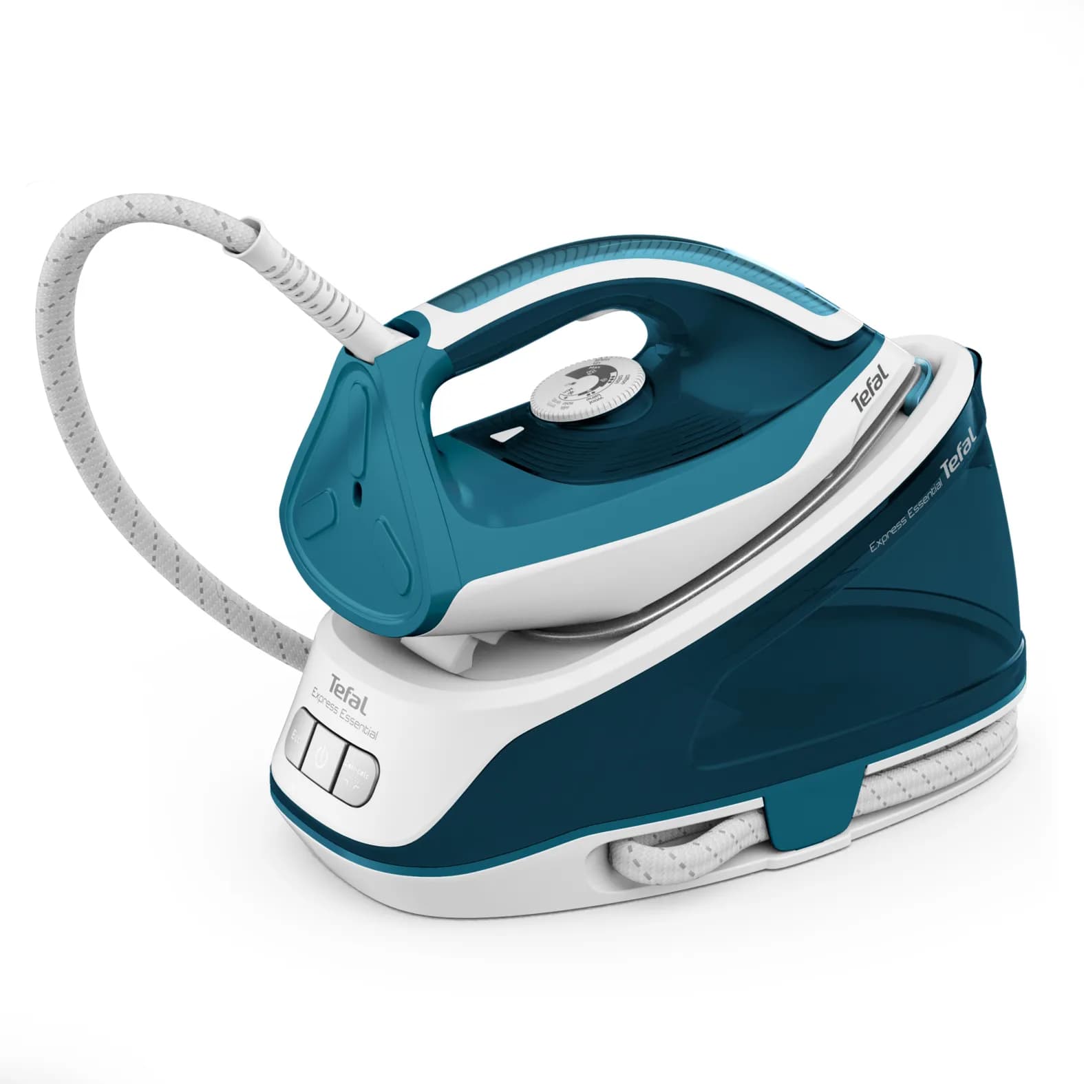 TEFAL Express Essential SV6115 -höyrysilityskeskus, 2200 W, 5,2 bar, 1,4 l, valkoinen/harmaa