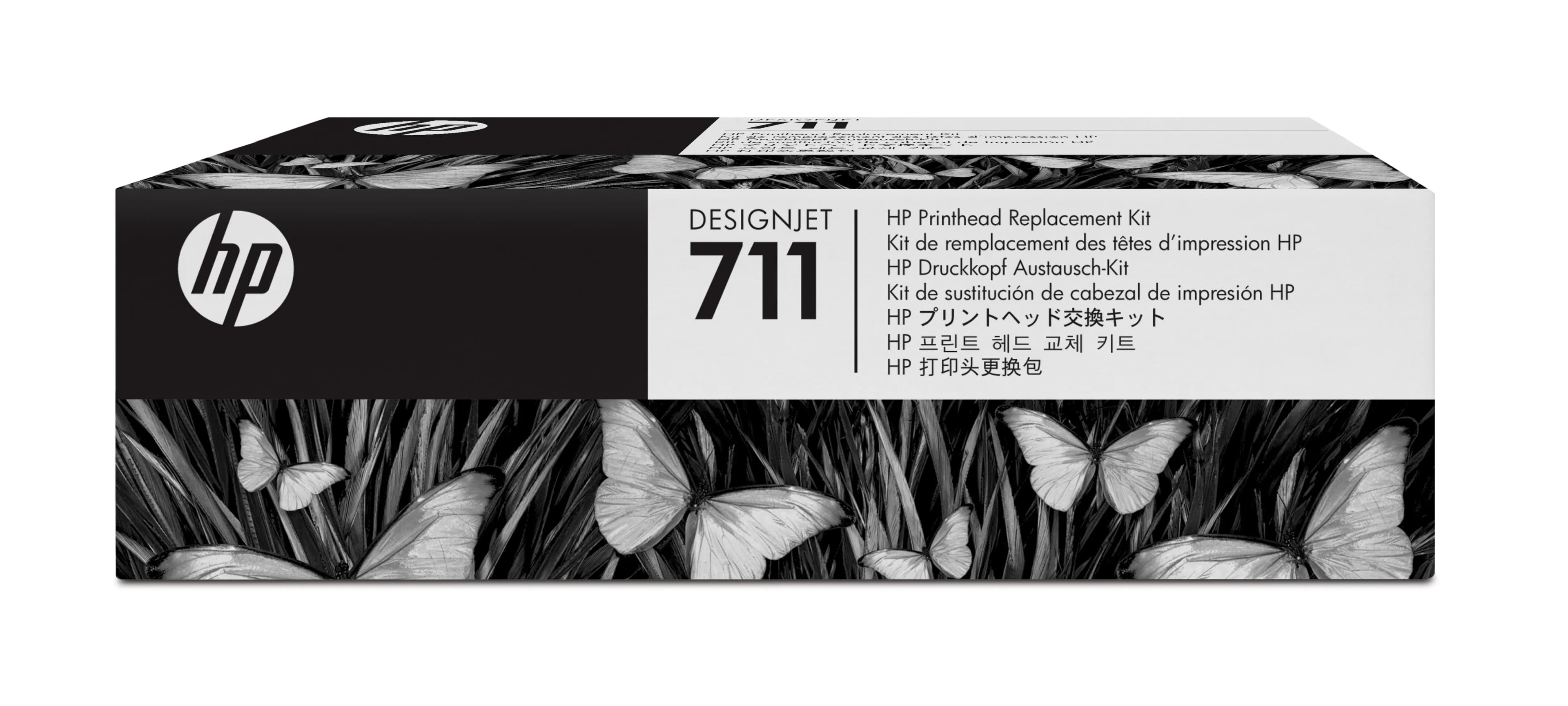 HP 711 DesignJet -tulostuspää, musta, syaani, magenta, keltainen