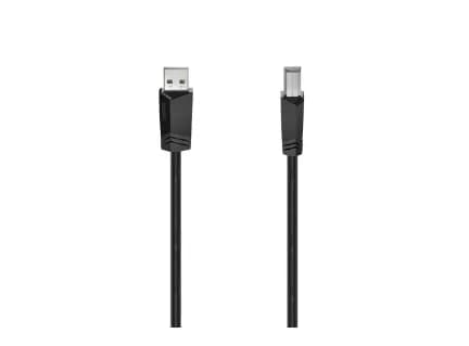Hama USB 2.0 USB-A – USB-B -kaapeli, 1,5 m, musta