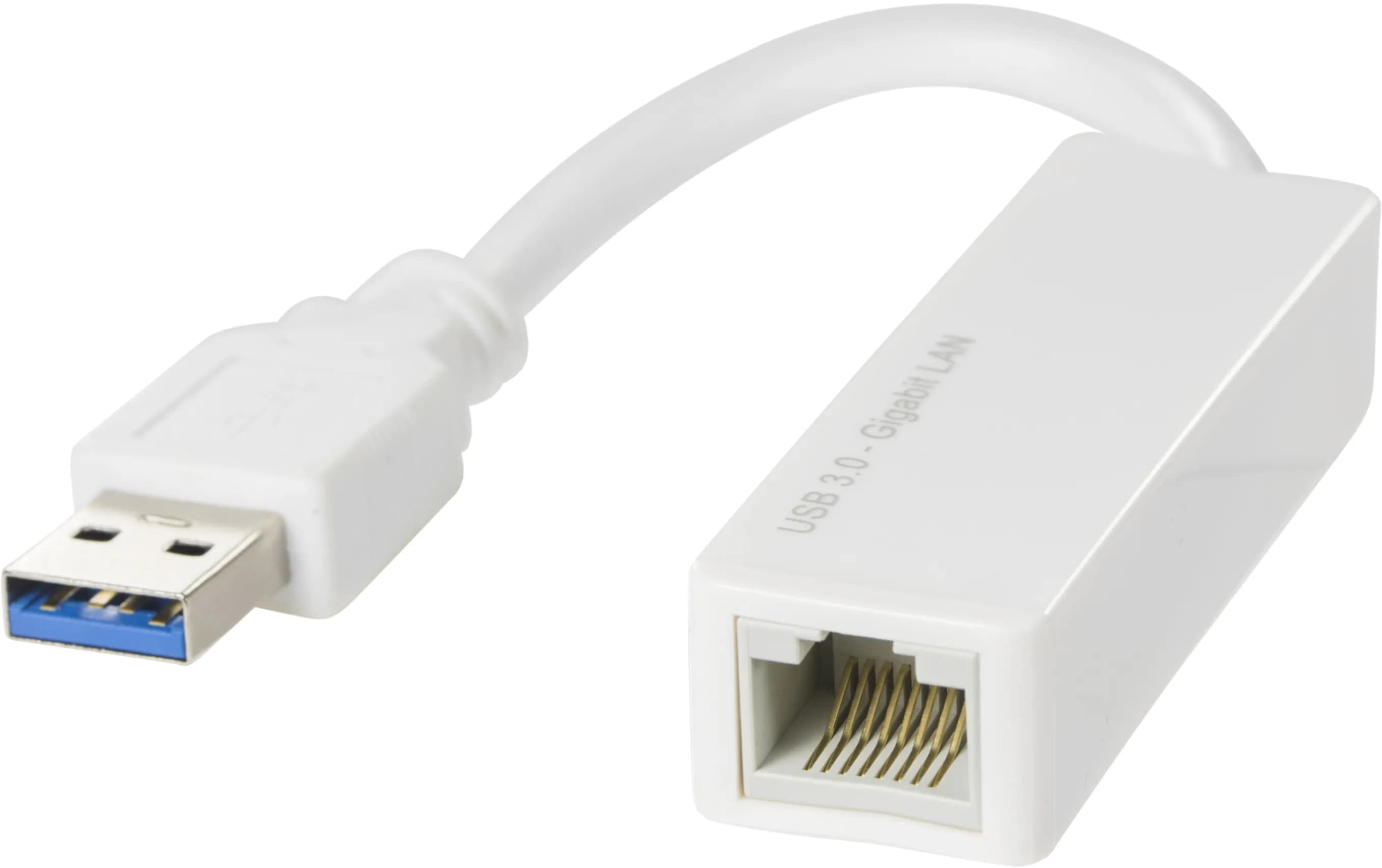DELTACO USB 3.0 verkkosovitin, gigabit, 1xRJ45, va