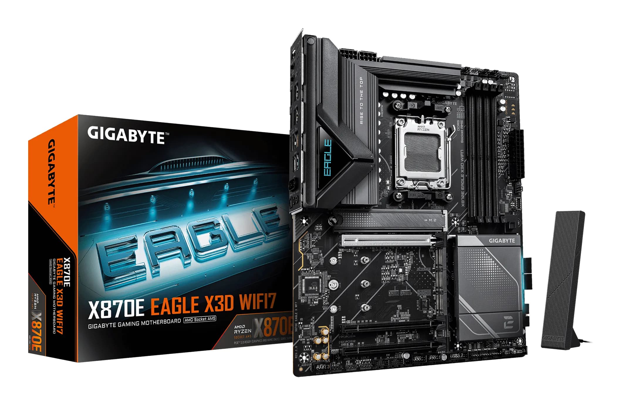 Gigabyte X870E EAGLE X3D WiFi 7 AM5 ATX -emolevy