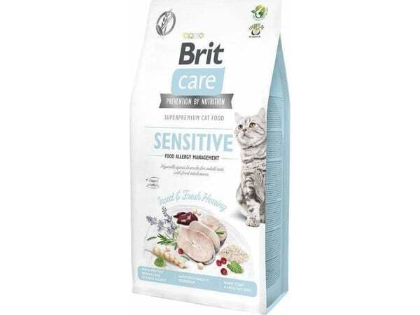 Brit Care Cat Grain-Free Sensitive Food Allergy Management, Kissan kuivaruoka, Adult, 400 g