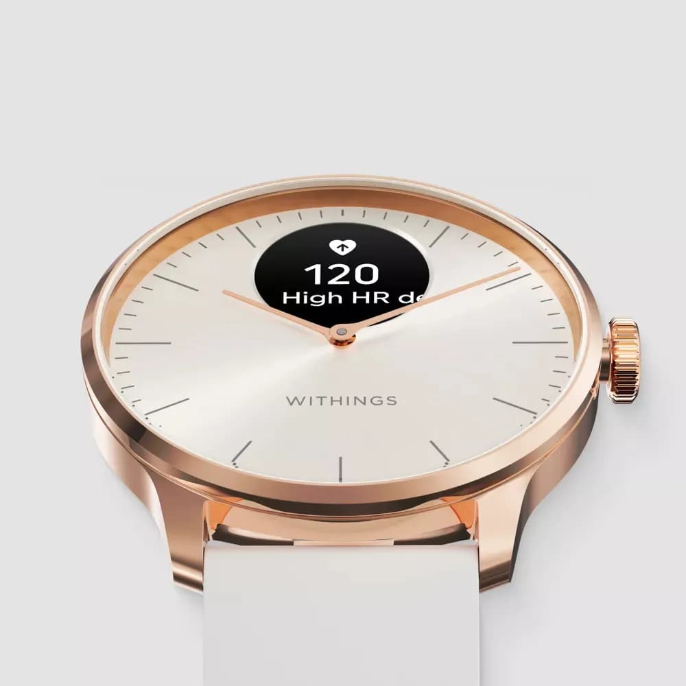 Withings ScanWatch Light 37mm -älykello, rose gold