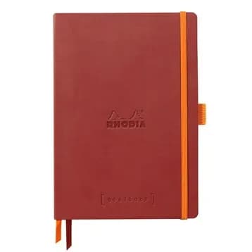 Rhodia Goalbook soft nacarat A5 dot ivory
