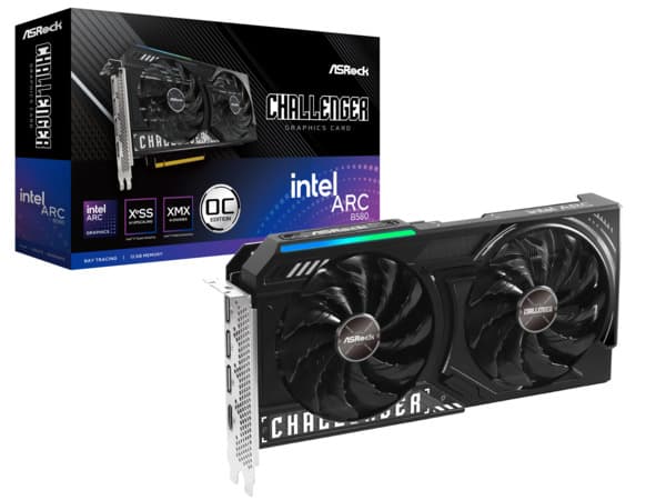 ASRock Intel Arc B580 Challenger 12 Gt OC -näytönohjain