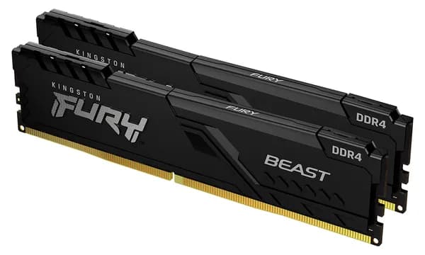 Kingston FURY Beast 64 Gt (2 x 32 Gt) DDR4 3600 MHz, CL18 -muisti (XMP, EXPO)