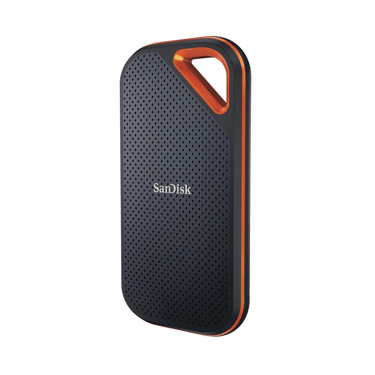 SanDisk Extreme Pro 4 Tt USB 3.2 Gen 2x2 (USB-C) -ulkoinen SSD, iskunkestävä, laitteistosalaus, Black/Orange