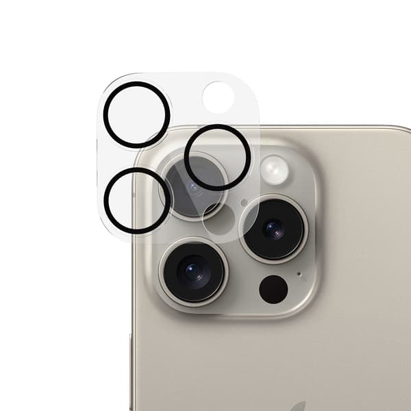 Epico Sapphire Lens, iPhone 15 Pro / 15 Pro Max -kameran linssinsuoja