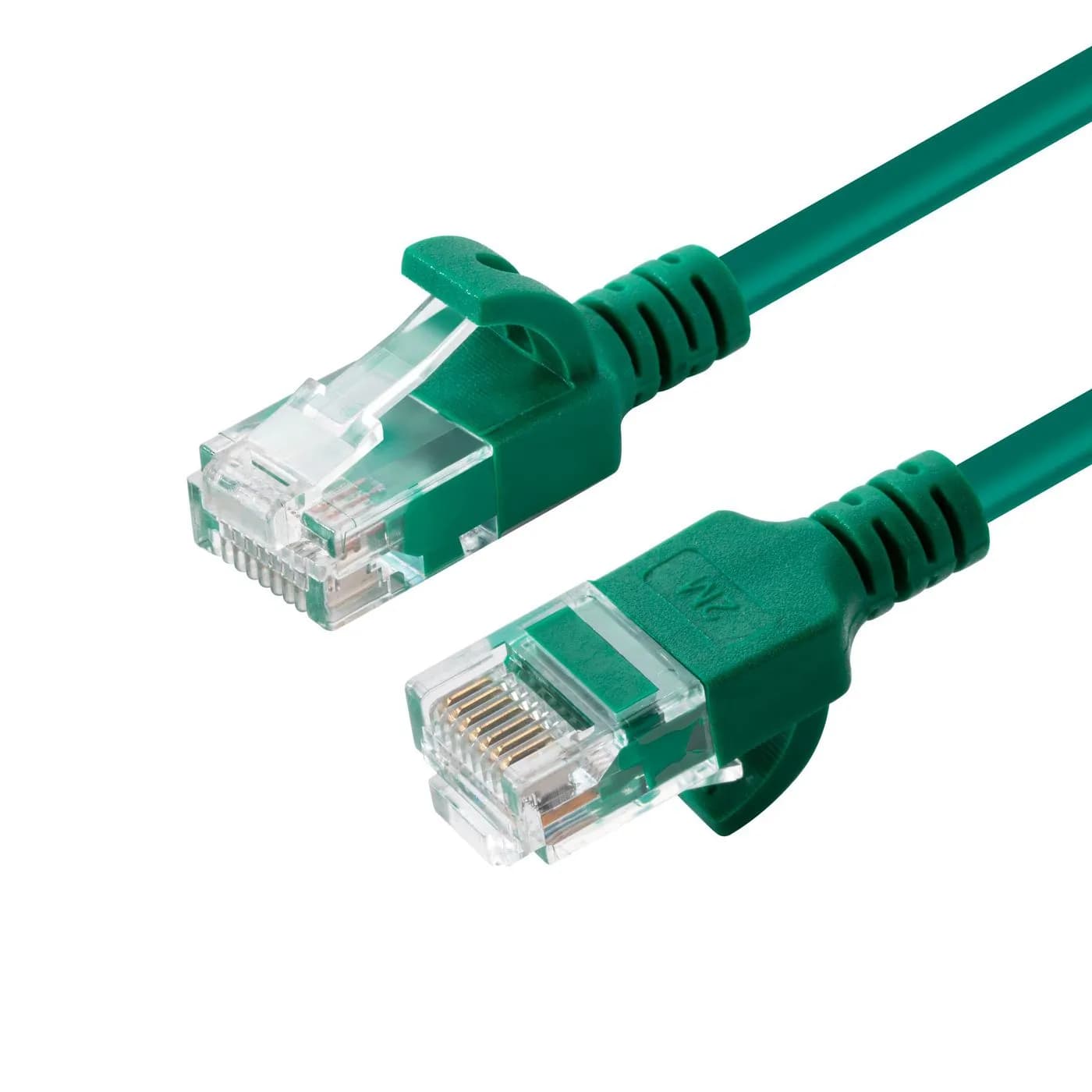 MicroConnect Cat6A U/UTP RJ45 5m -verkkokaapeli, vihreä