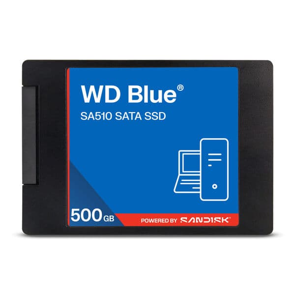Western Digital Blue SA510 500GB SATA SSD-levy 2,5 tuumaa