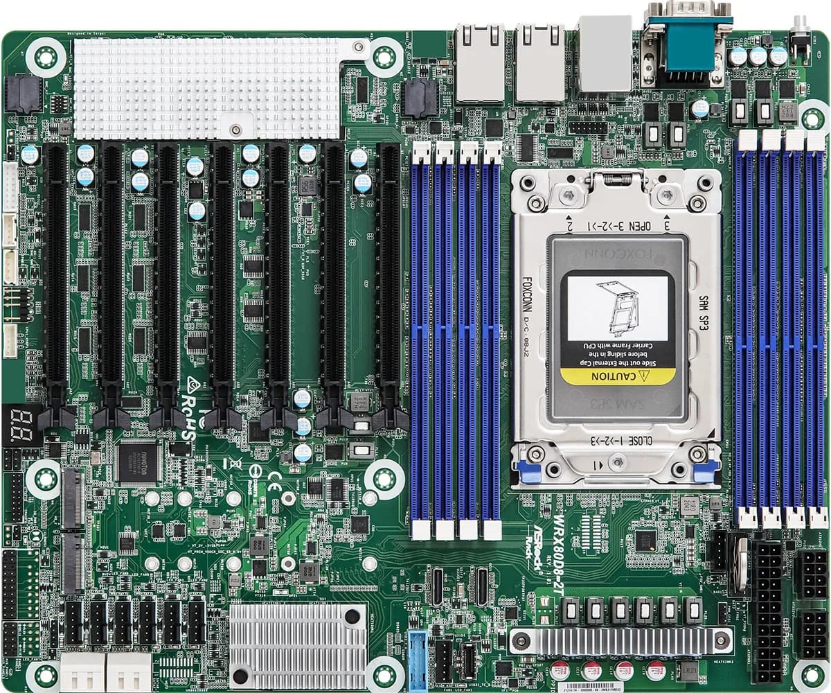 ASRock Rack WRX80D8-2T sWRX8 ATX -emolevy