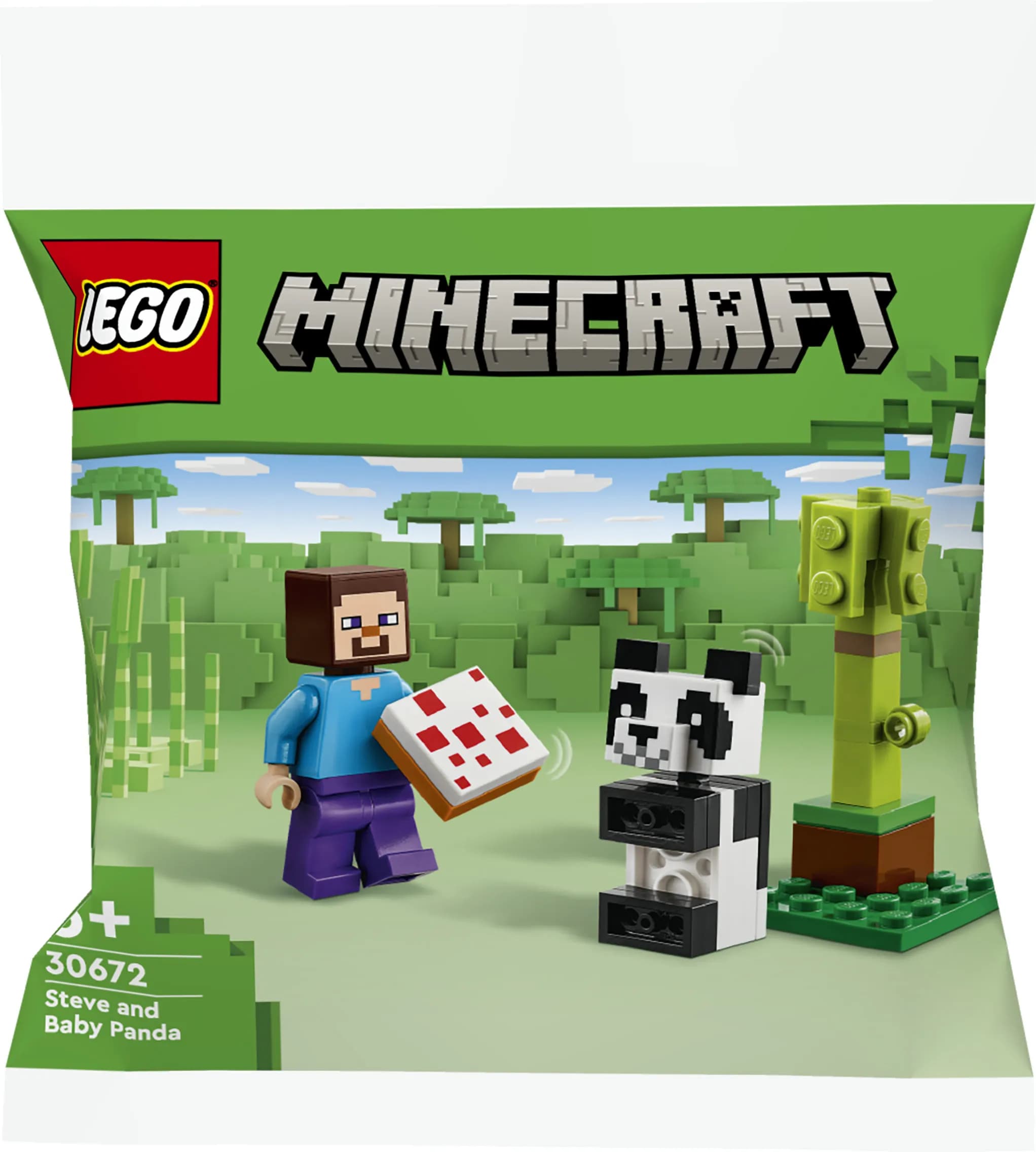 LEGO Minecraft Steve ja vauvapanda 30672