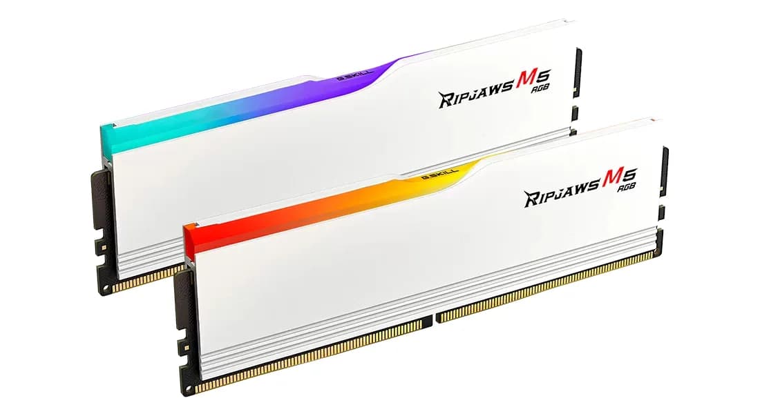 G.SKILL Ripjaws M5 RGB 32 Gt (2 x 16 Gt) DDR5 6000 MHz, CL28 -muisti (XMP)