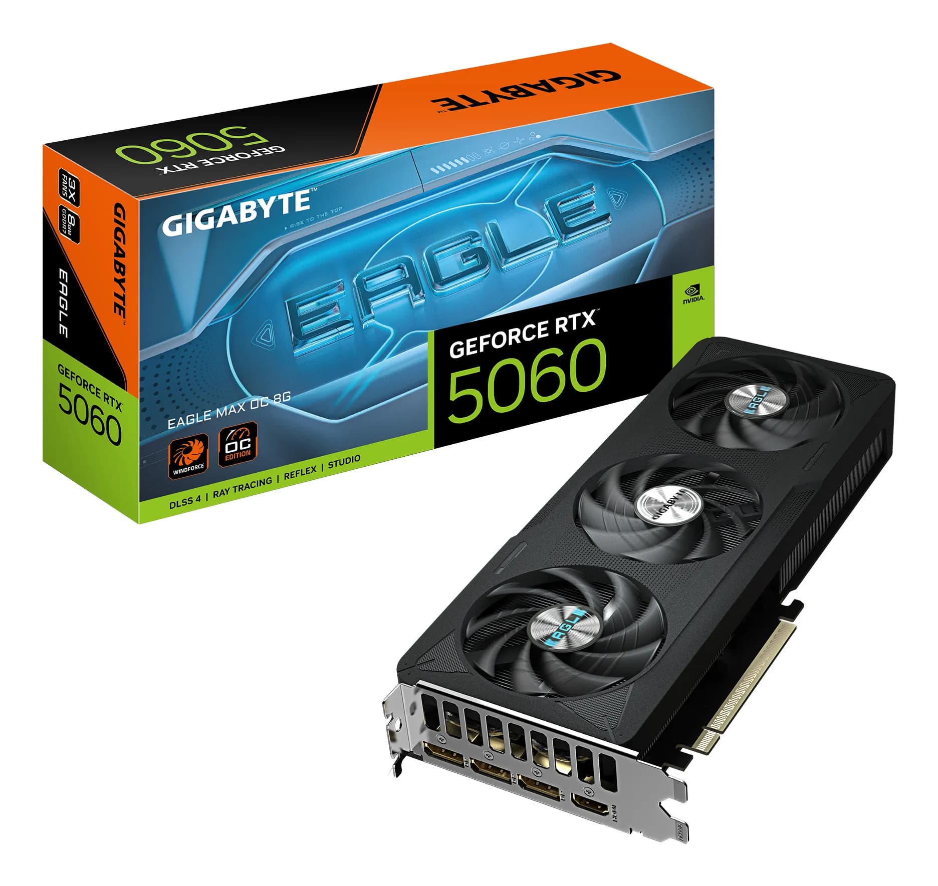 Gigabyte GeForce RTX 5060 Eagle MAX 8 Gt OC -näytönohjain