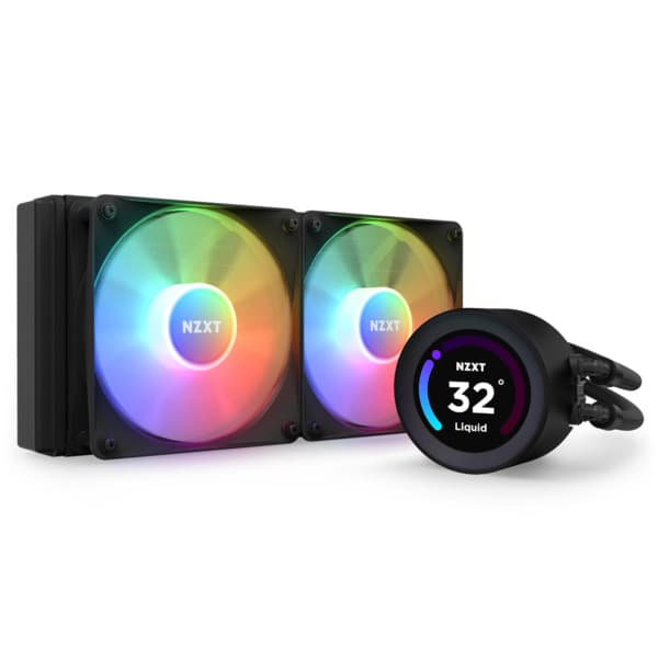 NZXT Kraken Elite 240mm RGB -nestejäähdytin, musta