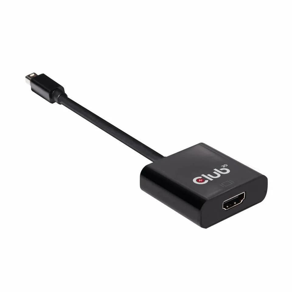 Club 3D  mini DisplayPort – HDMI 1.2 -kaapeli, 0,20 m, Musta
