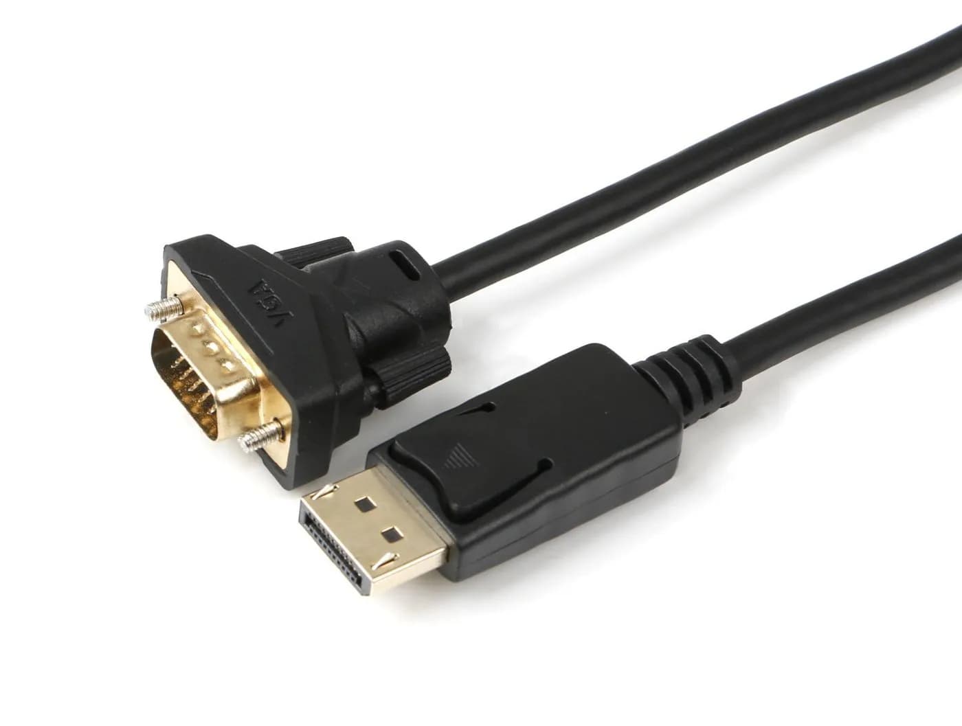 MicroConnect DP-VGA-MM-050 DisplayPort – VGA ääni/video-adapterikaapeli, 0,5 m, musta
