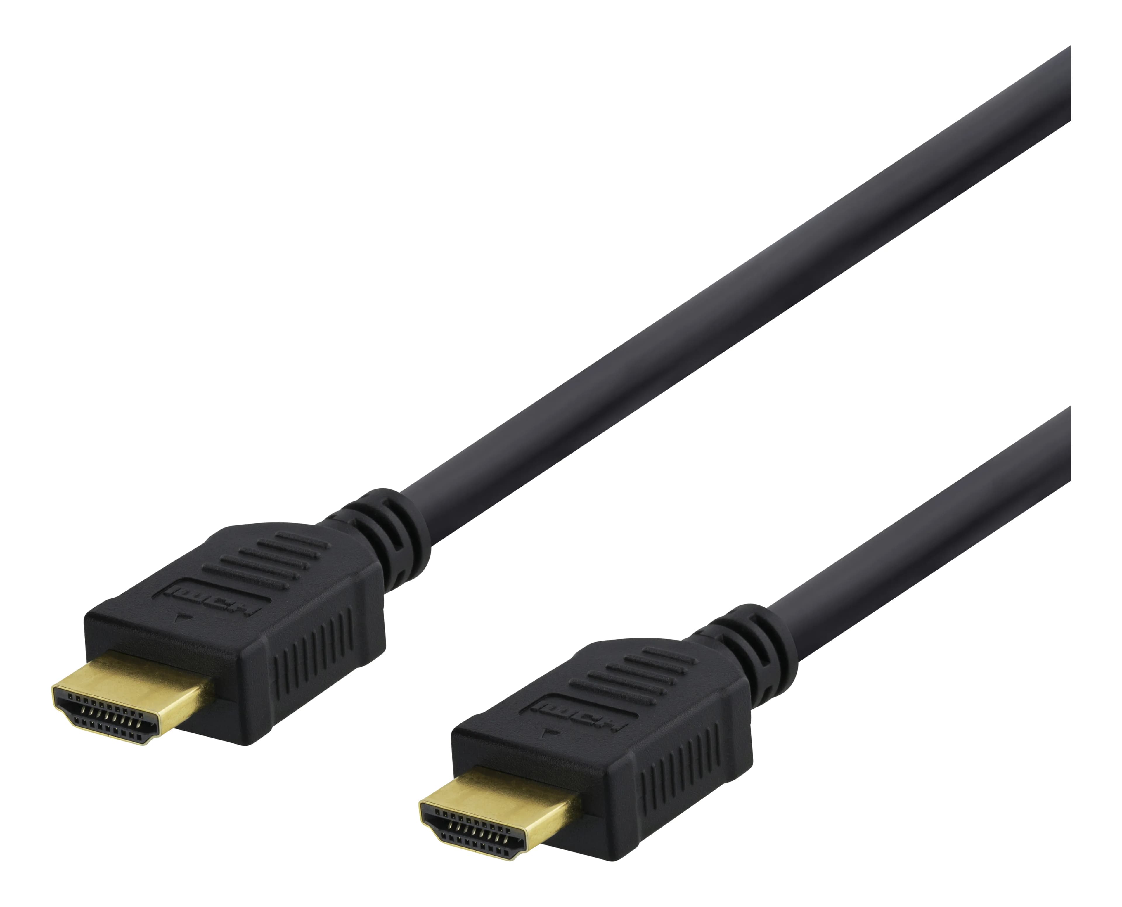 Deltaco Premium HDMI -kaapeli, jossa Ethernet, 4K, 1,5 m, musta