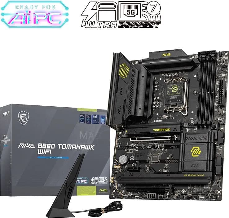 MSI MAG B860 TOMAHAWK WIFI LGA 1851 ATX-emolevy