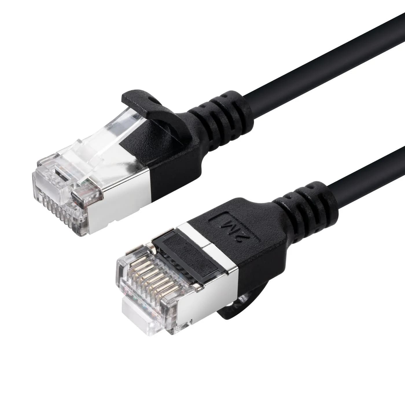 MicroConnect Cat6a U/FTP LSZH RJ45 3m -verkkokaapeli, musta