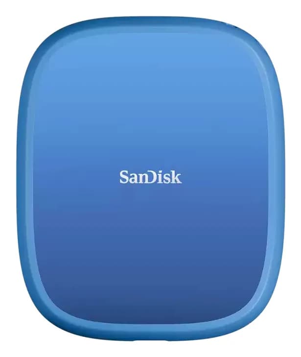 SanDisk Creator Phone SSD 1 Tt USB 3.2 Gen 2 (USB-C) -ulkoinen SSD, kannettava, iskunkestävä, sininen