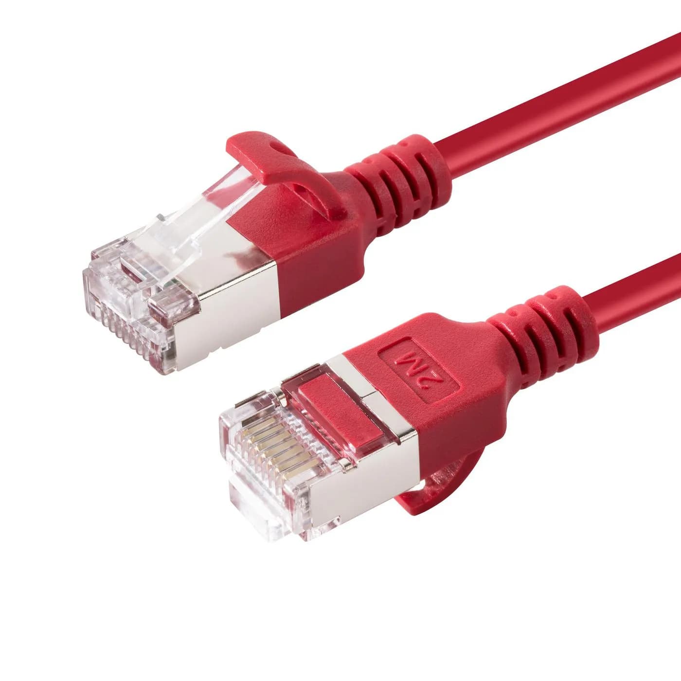 MicroConnect Cat6a U/FTP RJ45 0.5m -verkkokaapeli, punainen