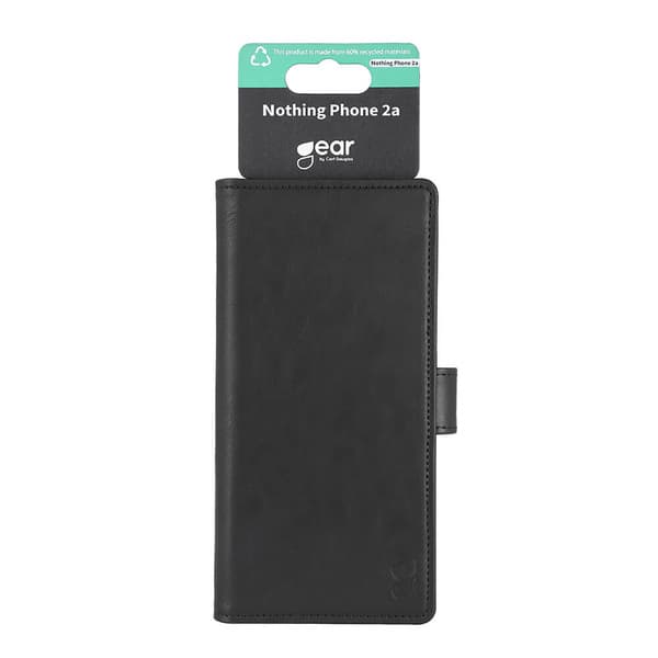 GEAR Wallet, Nothing Phone (2a) -lompakkokotelo, Musta