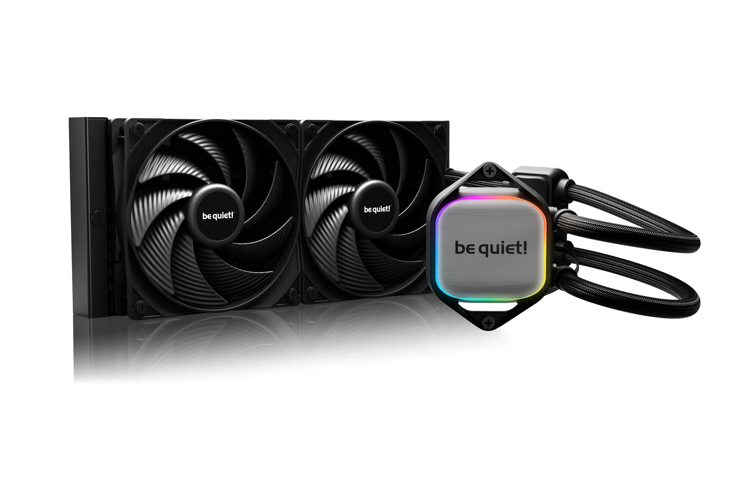 be quiet! Pure Loop 2 240mm ARGB -nestejäähdytin, musta