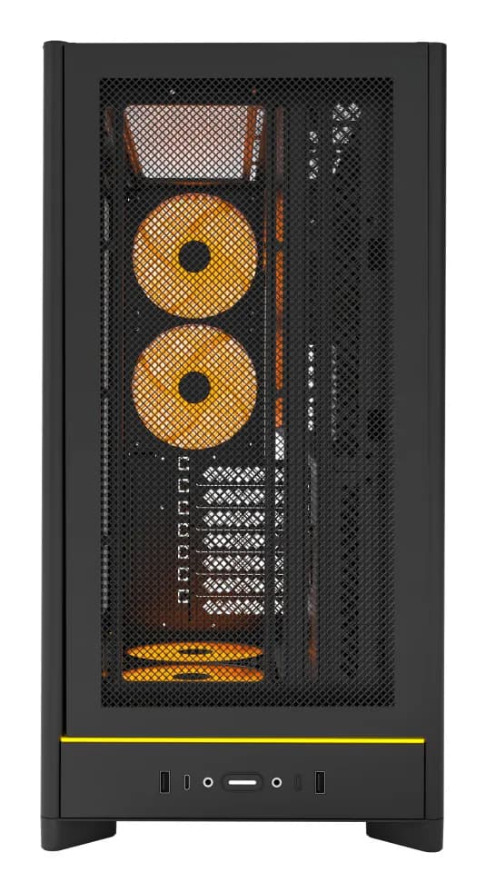 MONTECH HS01 PRO -miditornikotelo ikkunalla ja RGB-valaistuksella, musta/valkoinen
