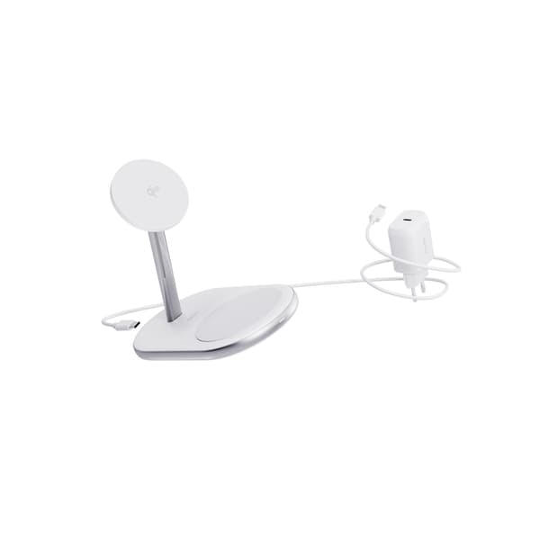 Epico UltraBase Qi2 2in1 Mag+ Wireless Charging Stand EX40 - white